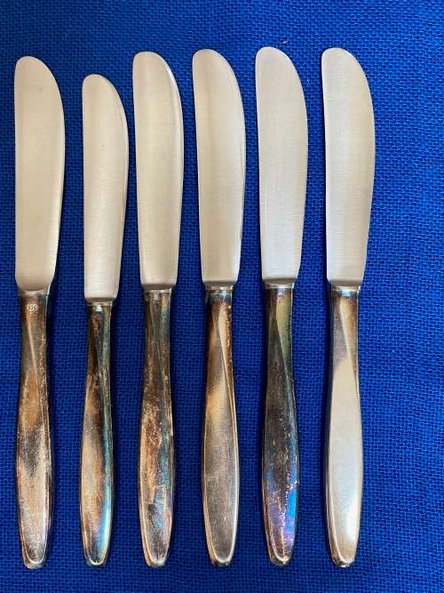 WMF patent 90, Silver Plated , table spoons,knives and forks, from Germany ,collectors item, vintage