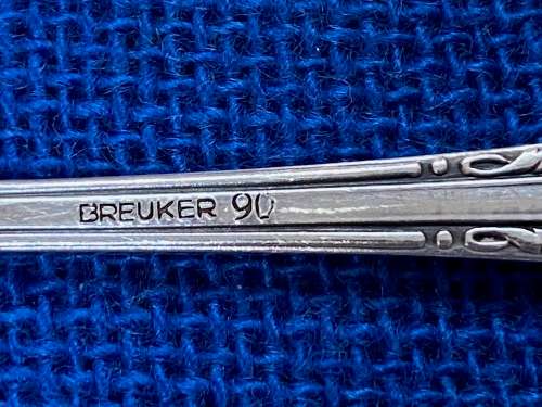Vintage Fork small Lot 4, 5x Fork Breuker 90 silver , cake fork , Germany ,collectors item