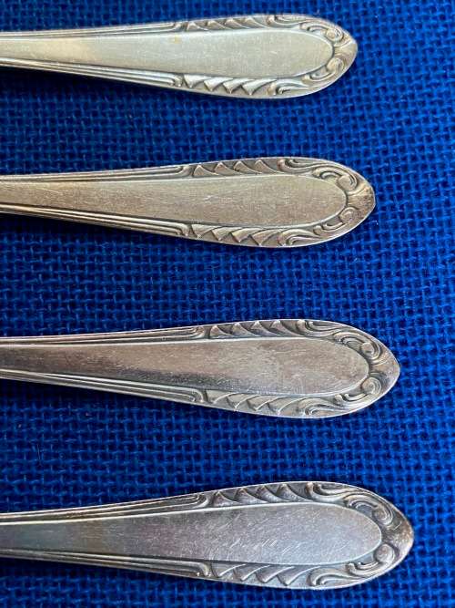 Vintage Fork small Lot 5, 6x Fork JRIS 100 silver , cake fork , Germany ,collectors item