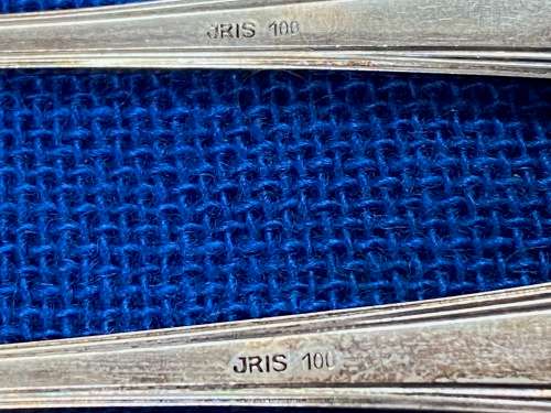 Vintage Fork small Lot 5, 6x Fork JRIS 100 silver , cake fork , Germany ,collectors item