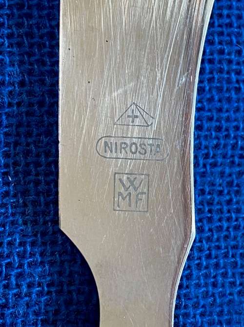 Vintage WMF butter knife Nirosta Lot 1, 1 x 90 silver ,Germany, collectors item