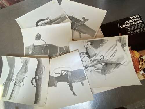 Vintage Magnum magazine 80/81, + extra 6 big old photos of old rifles, vintage , collectors item
