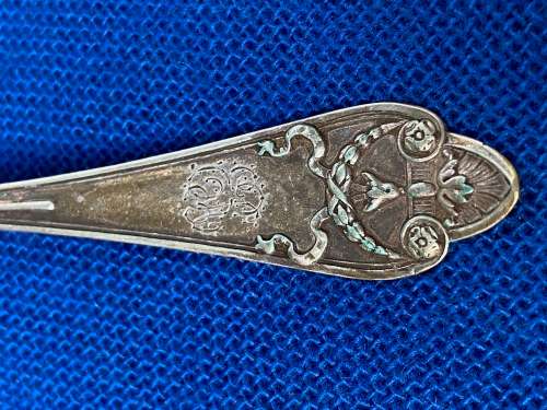 Vintage Pair of Spoon Tea/Coffee Spoon+Big Spoon,Lot 5,800 W&B silver ,Germany, collectors item