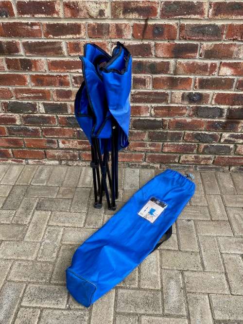 MAC Sport Blue Folding Camping Chair Armchair from Germany