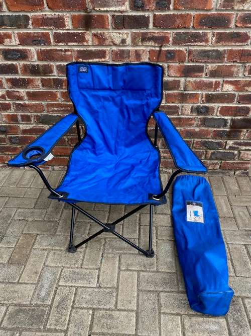 MAC Sport Blue Folding Camping Chair Armchair from Germany