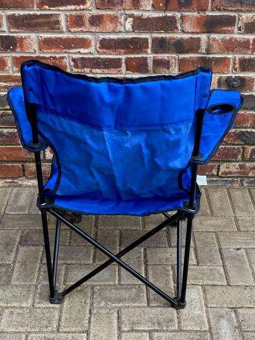 MAC Sport Blue Folding Camping Chair Armchair from Germany