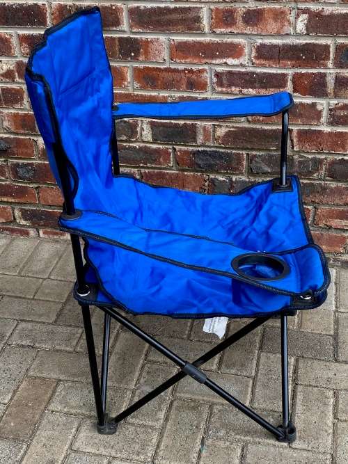 MAC Sport Blue Folding Camping Chair Armchair from Germany