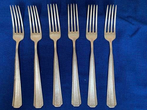 Vintage WMF Cultery Set, Lot 2, 6x knife, 6x fork, 6x spoon,90 silver ,Germany, 18pieces