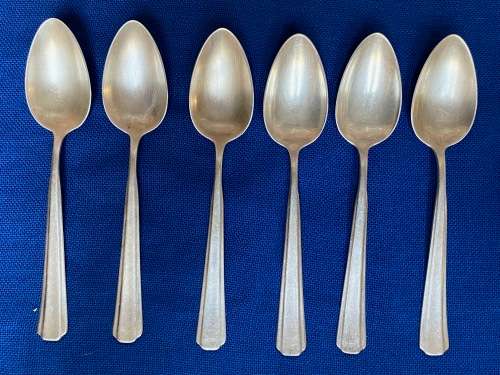 Vintage WMF Cultery Set, Lot 2, 6x knife, 6x fork, 6x spoon,90 silver ,Germany, 18pieces