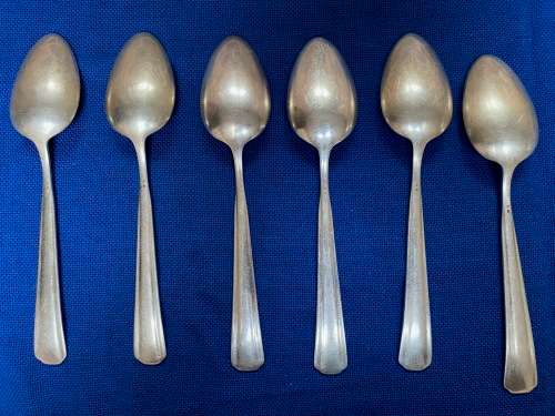 Vintage WMF Cultery Set, Lot 2, 6x knife, 6x fork, 6x spoon,90 silver ,Germany, 18pieces