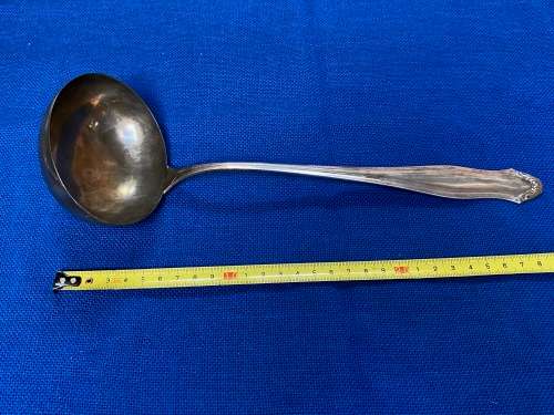 Vintage WMF Big Soup Serving Spoon Lot 2, 1x spoon silver 90 from Germany, collectors item