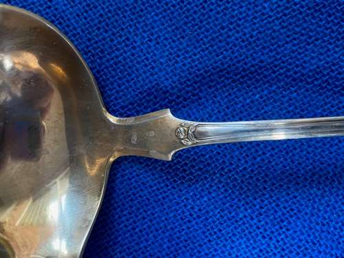 Vintage Sauce Serving Spoon silver 800 JB, Busse Julius - Berlin , Germany, collectors item