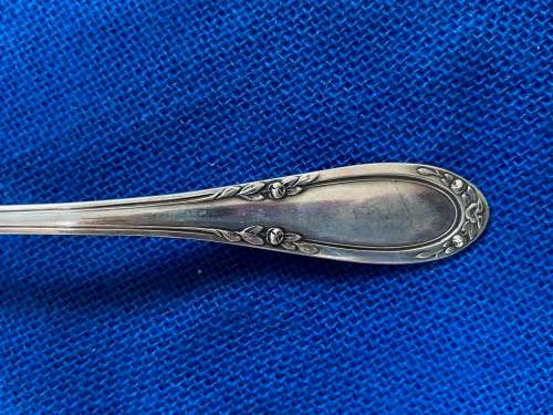 Vintage Sauce Serving Spoon silver 800 JB, Busse Julius - Berlin , Germany, collectors item