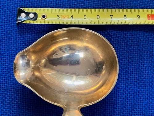 Vintage Sauce Serving Spoon silver 800 JB, Busse Julius - Berlin , Germany, collectors item