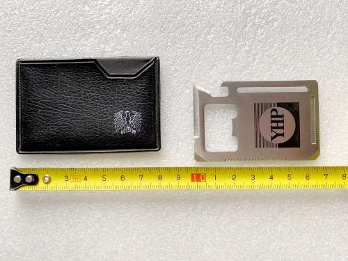 Multi Purpose Tool , Camping tool, stainless steel from Germany, creditcard size,