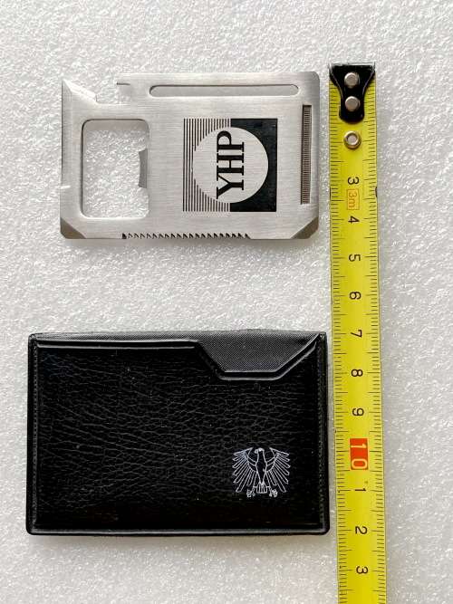 Multi Purpose Tool , Camping tool, stainless steel from Germany, creditcard size,