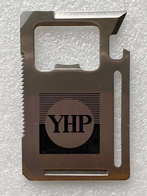 Multi Purpose Tool , Camping tool, stainless steel from Germany, creditcard size,