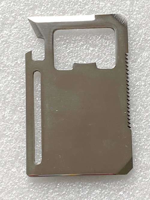 Multi Purpose Tool , Camping tool, stainless steel from Germany, creditcard size,
