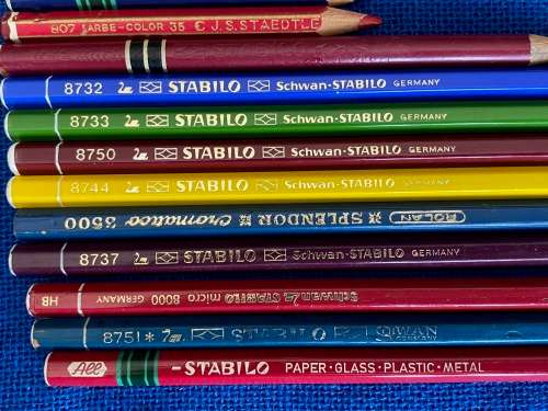 Stabilo Staedler Pen Lot vintage , made in germany , collectors item
