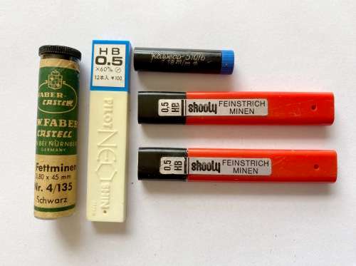 Faber Castell mines + Other mines ,lot, vintage, collectors item