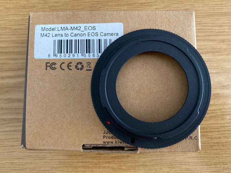 KIWI Foto , Kiwifoto Lens Mount Adapter LMA-M42 for EOS ,new