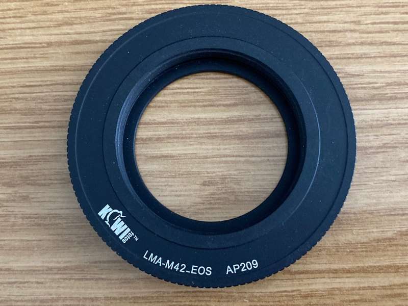 KIWI Foto , Kiwifoto Lens Mount Adapter LMA-M42 for EOS ,new
