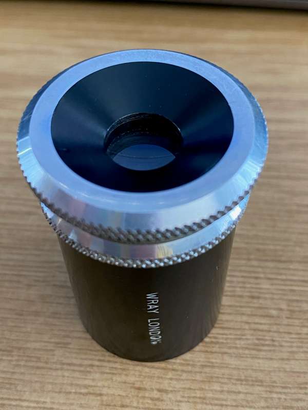 Wray London eyepiece with mount/tube, may be for a microscope, vintage ,collectors item