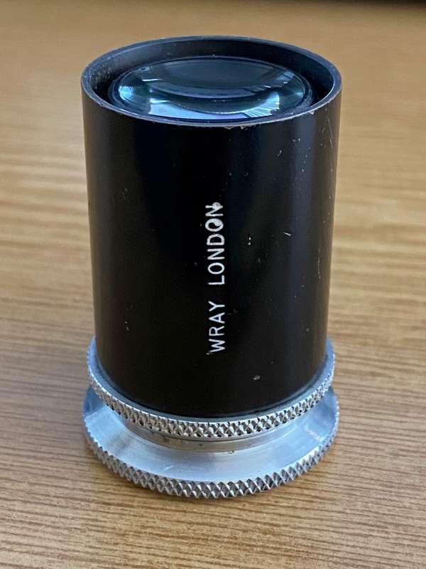 Wray London eyepiece with mount/tube, may be for a microscope, vintage ,collectors item