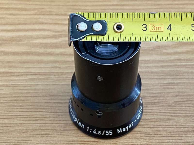 Meyer Optik Goerlitz Helioplan 4.5/55mm lens may be for a microscope, vintage ,collectors item
