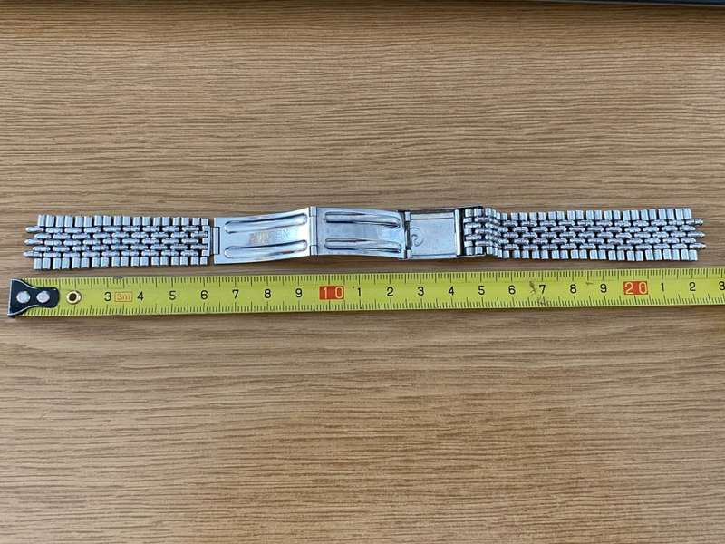 Citizen stainless steel strap , from the 70s, vintage, rare, collectors item,