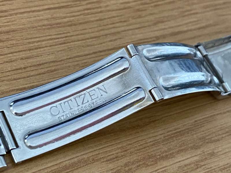 Citizen stainless steel strap , from the 70s, vintage, rare, collectors item,