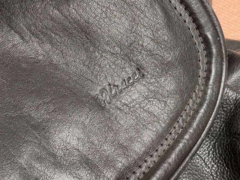 BIRACCI Women leather bag black, made in Italy , in good condition, from the 80s, vintage