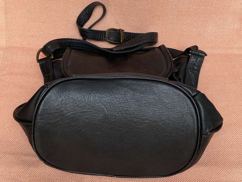 BIRACCI Women leather bag black, made in Italy , in good condition, from the 80s, vintage