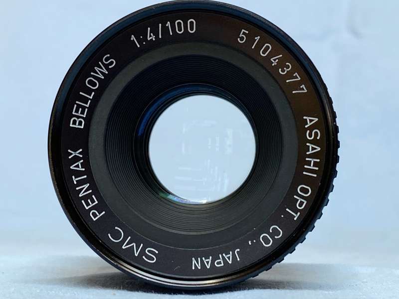Asahi Pentax SMC Bellows 100mm / 4.0 , P/K mount , BW KR 1.5 skyfilter, Sunshade