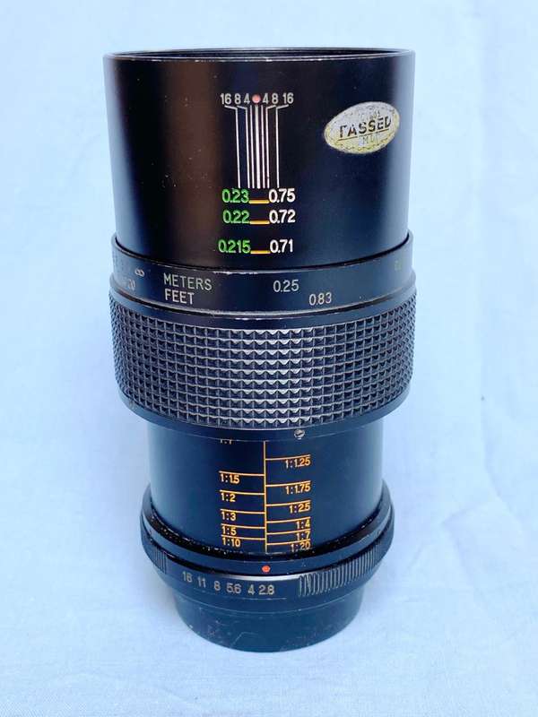 VIVITAR Lense MC Macro 1:1 / 55mm / 2.8 PK mount
