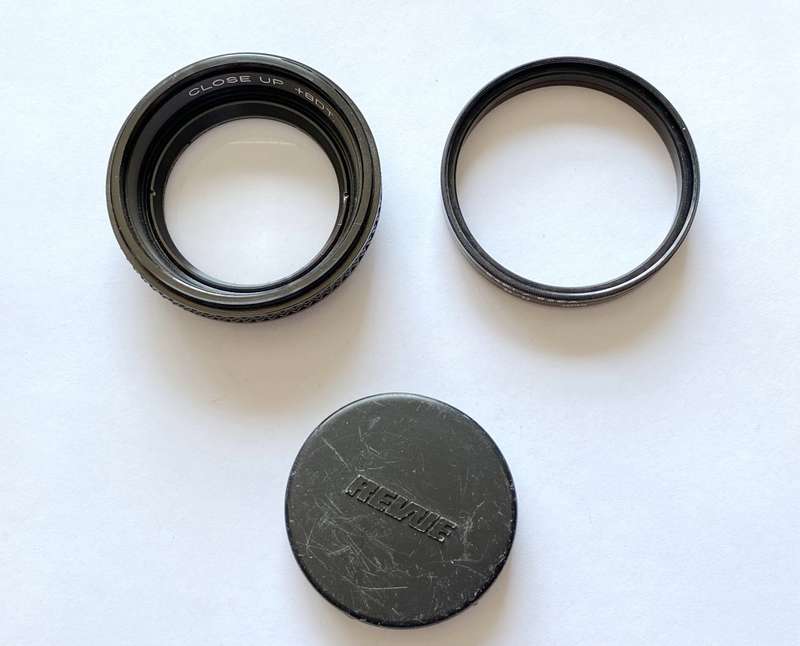 Macro +8 dioptrin filter, filter, 54mm (54 EI) incl. 2 x Adapterring (54EI-52EA) (55/52), close up,