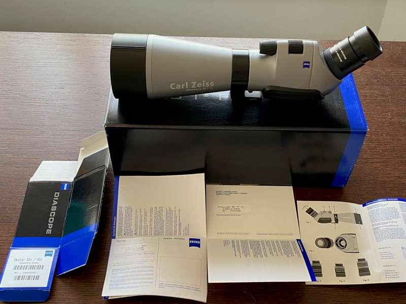 ZEISS DIASCOPE 85 T FL + 40x Ocular, made in germany, spotting scope for birding or shooting