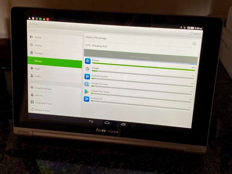 LENOVO Yoga B8080-H tablet + Lenovo Keyboard in original box, working.