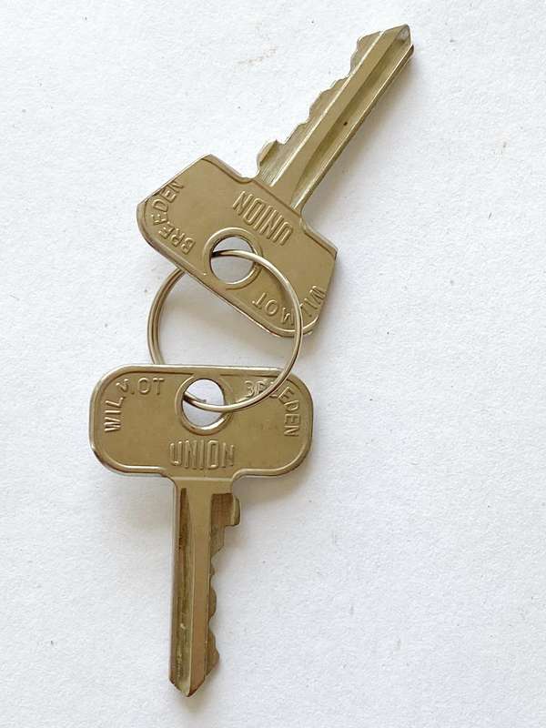 Union keys vintage Lot 2, collectors item