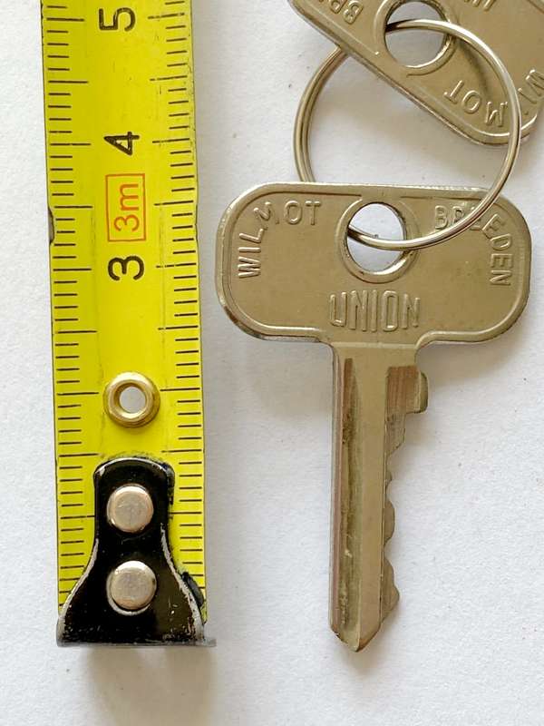 Union keys vintage Lot 2, collectors item