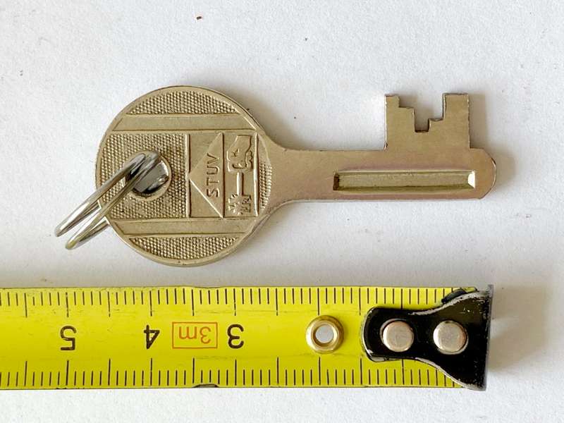 STUV key ,vintage collectors item