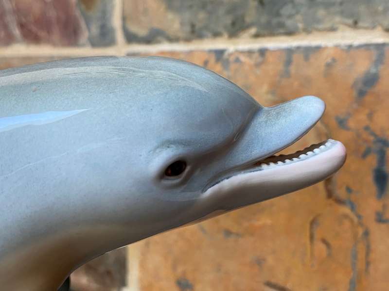 Hummel Goebel Dolphin porcelaine 36811-21, from the 80s, Made in W.Germany, rare, collectors item