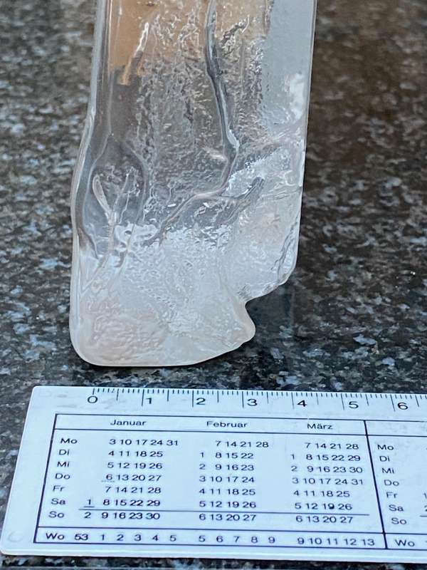Goebel Dolphin crystal glass block from the 80s, Made in West Germany, collectors item,vintage,rare