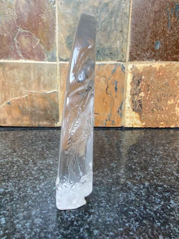Goebel Dolphin crystal glass block from the 80s, Made in West Germany, collectors item,vintage,rare