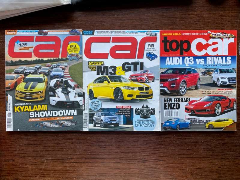 3 x Car Magazine Lot 12 : Jan+Jun+Jul all 2012 , vintage, collectors item,