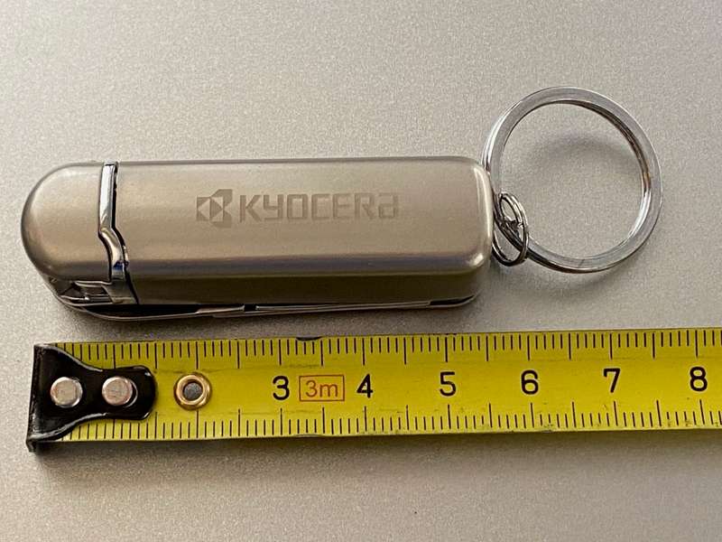 Vintage Stainless Steel Tool : lighter, knife , Kyocera, unused still in original box, new