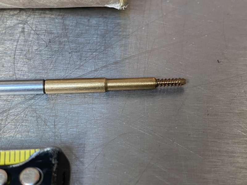 VFG Cleaning rod long (740mm) + Adaptor 592 for .22  ( .22 or airrifle), from Germany
