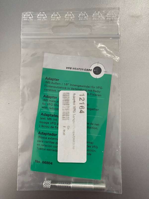 VFG Adapter (66804 / 12164 ) M5 male 1/8 female for cleaning rods,   from Germany