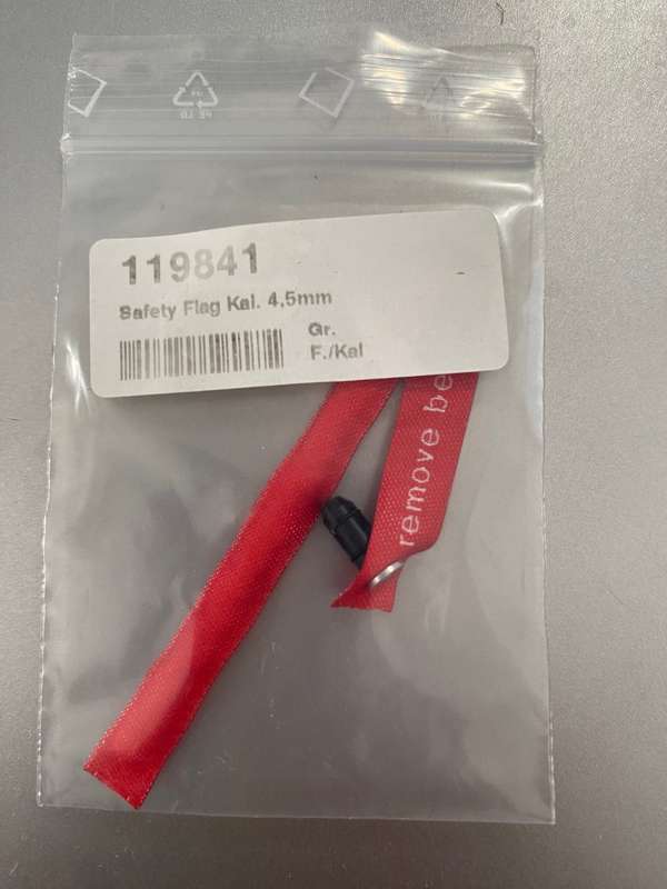 Safety Flag Kal. 4.5mm Airrifle   ( 119841) from Germany