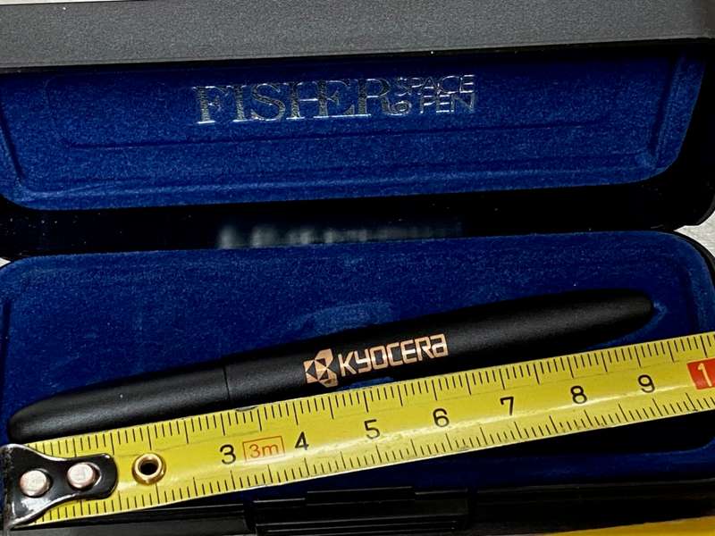Fisher Space Pen ,Kyocera, black , ink blue, like new, unused, rare,  collectors item